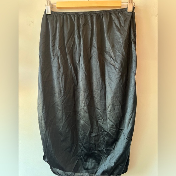 Vintage Scalloped Hem Slip Skirt S - Picture 1 of 6